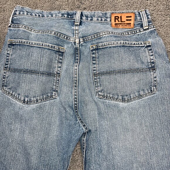 Ralph Lauren Mens Jeans 34x30 Blue Hayden Straight Medium Wash Jeans - GUC - Picture 5 of 12